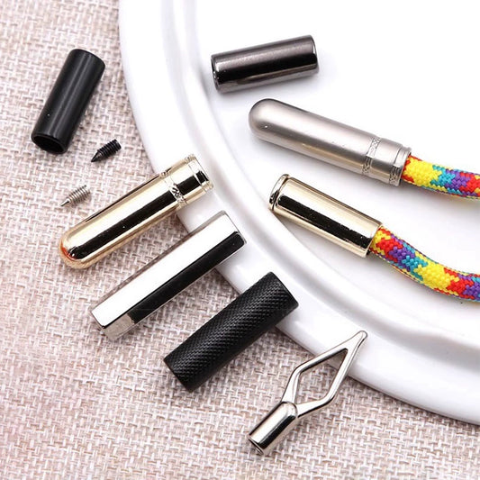 3538★ Accesorios de cuerda Suéter de cabeza de metal Sombrero Correa de cordón Hebilla de cabeza de cuerda Botón Ropa Cintura Hebilla de cuerda