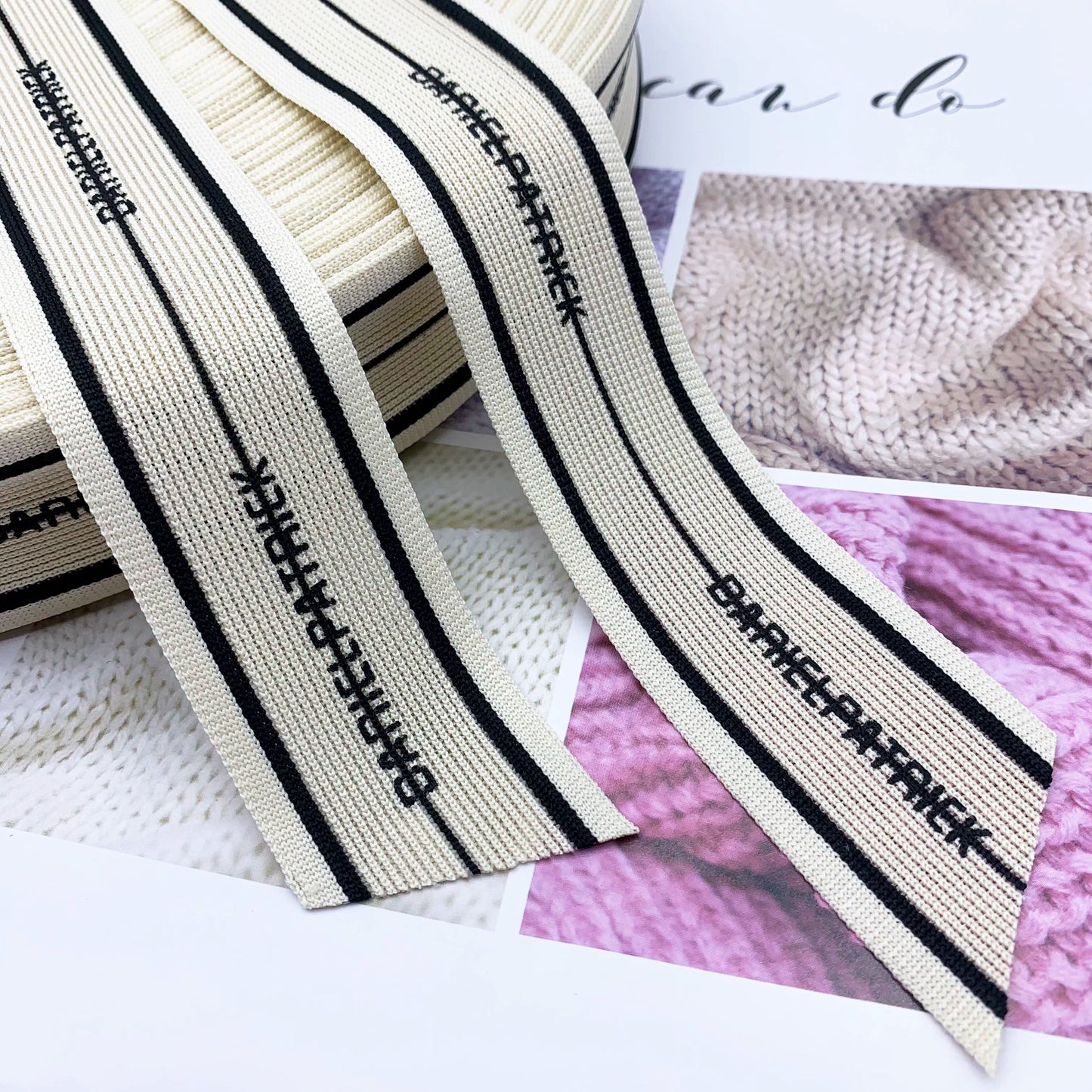 3890 Tira de ribete de punto de un solo lado con rayas de color de 4 cm, para accesorios de ropa, tira lateral para dobladillo de textiles para el hogar