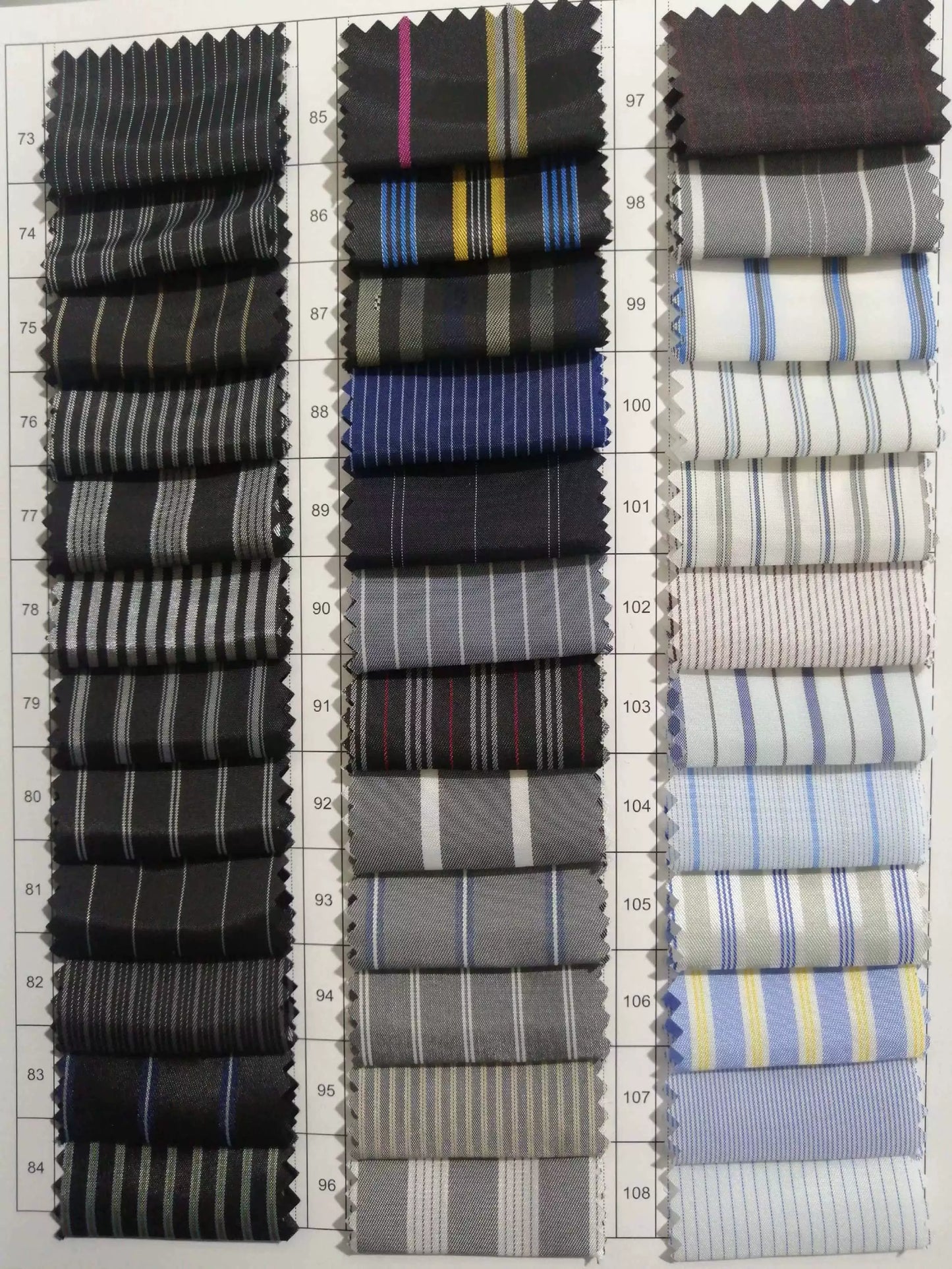 3897 Forro de manga de tela a rayas de color, forro de tela estampada con patrón oscuro para puños de traje