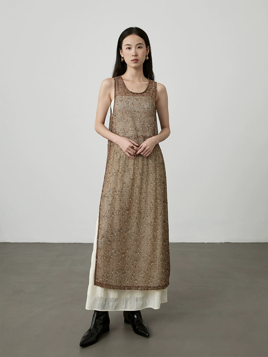 [Soft wind skirt] CAREMIND Tencel pleated skirt popular stacking yarn medium and long skirt