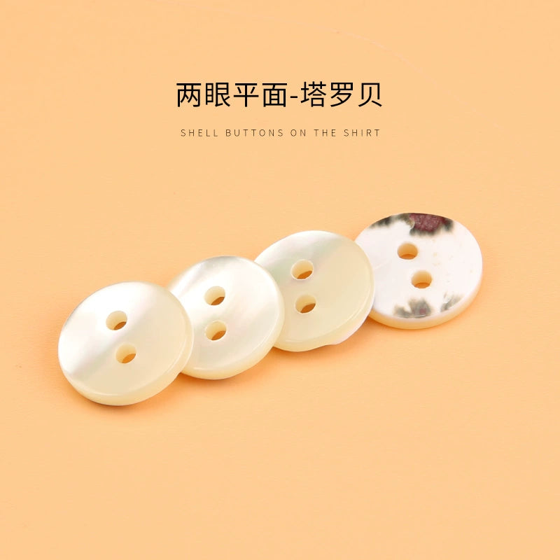 3310★  White shell buttons versatile exquisite high-end shirt POLO shirt buttons small buttons for men's and women's shirts and clothes