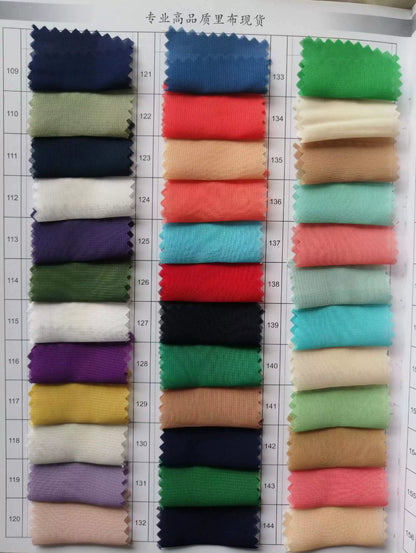 3895 8004 100D Gasa Falda Forro de Falda Tela Primavera, Verano y Otoño Tela