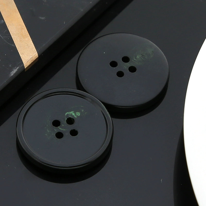 3419★  New, round men's and women's clothes decorative buttons trench coat sweater high-end pants button fashion versatile button