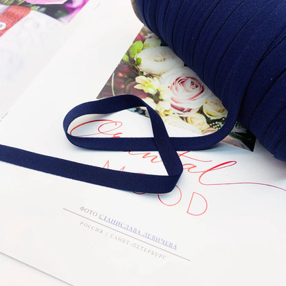 3882 52 colores punto 1cm cinta elástica color espalda cuello tira de presión escote correa borde lateral tira de presión accesorios de ropa