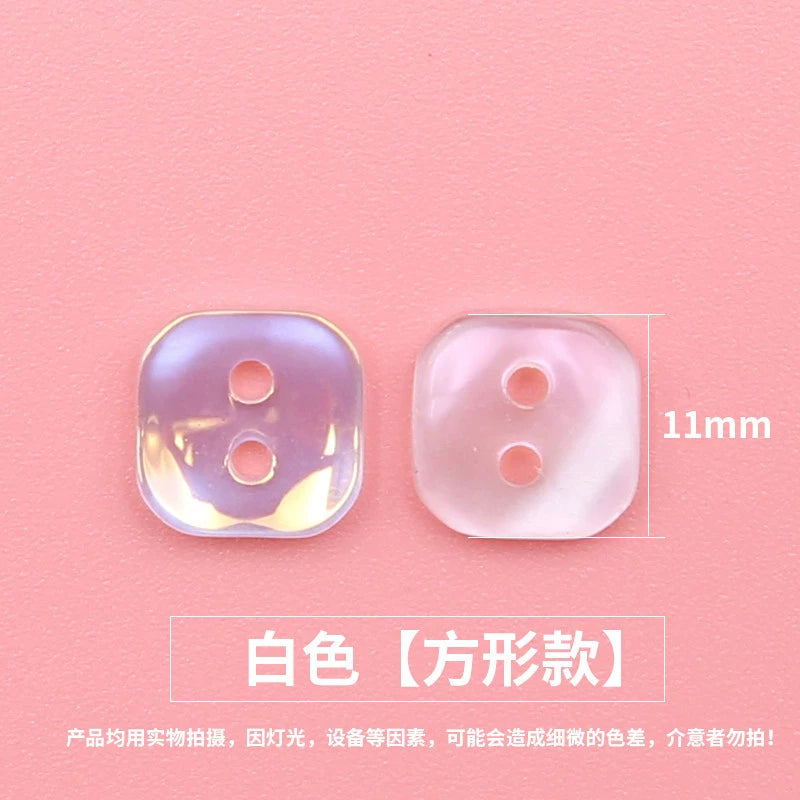 3345★  Color resin shirt buttons women's coat shirt buttons fashion round top clothes trench coat small button accessories
