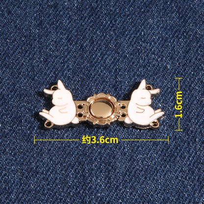 3506★ artefacto de ajuste de cintura pantalones falda circunferencia de cintura gran cambio pequeño botón jeans pantalones cintura botón ajustable mujeres