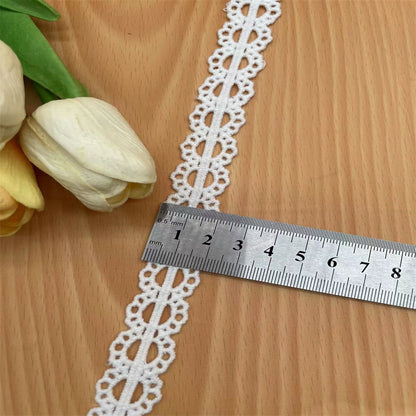 3832 Venta directa de fábrica al contado de algodón puro bordado de encaje soluble en agua DIY ropa hecha a mano accesorios decorativos de encaje beige