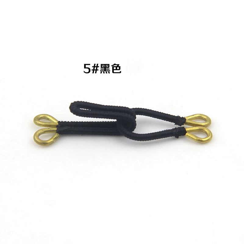 3513★ Accesorios de ropa, par de ganchos para abrigos, tela revestida de latón, botón de estilo, botón de gancho oscuro, botón de gancho manual, botón de ajuste invisible