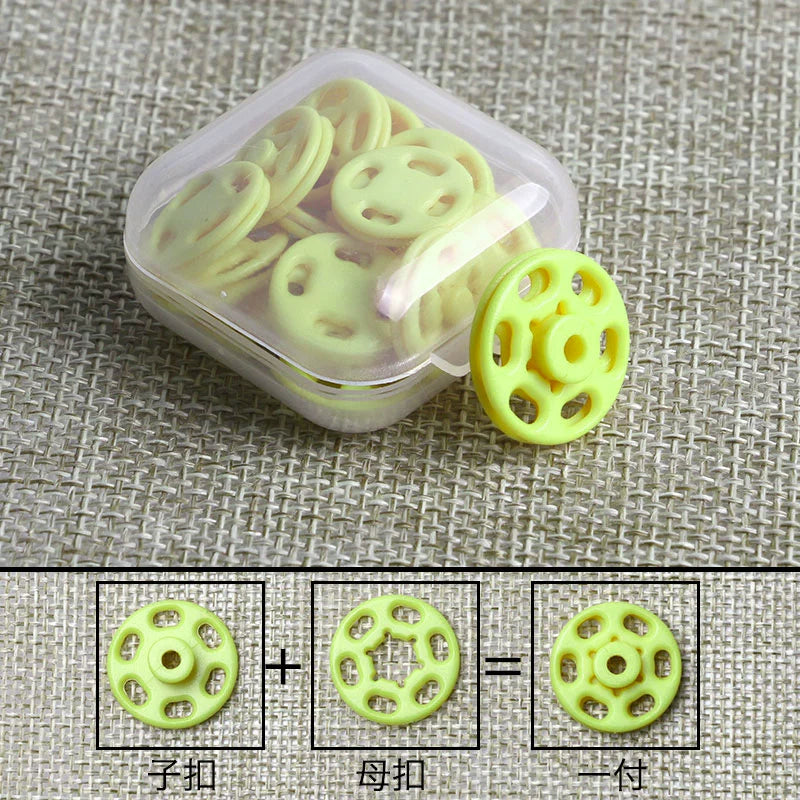 3484★ Botón oculto de plástico invisible transparente para madre e hijo, camisa con botones antiluz, cárdigan, ropa de bebé, botón a presión