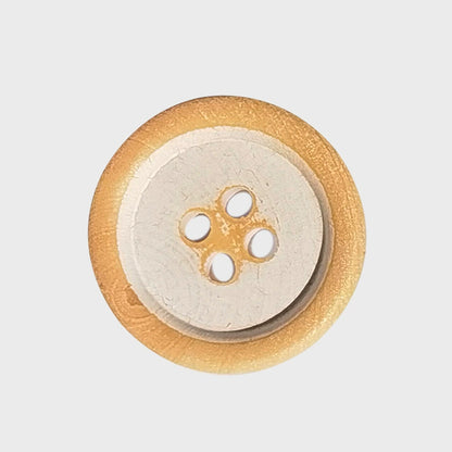 3378★  Vintage two-tone shirt buttons shirt wooden buttons wood buttons suit suit jacket sweater handmade white buttons