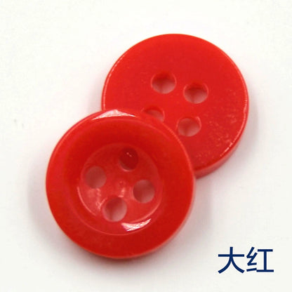 3348★  Color wide-edged round shirt buttons Children's kindergarten creative handmade material package Candy button painting material