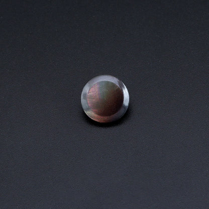 3381★  Shell button men's and women's clothes versatile shirt round high-end button shirt high-end metal bottom corner button accessories