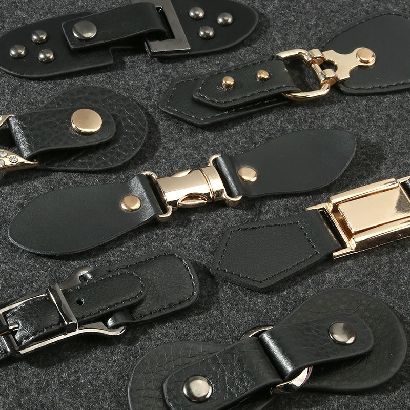 Gabardina 3500★, abrigo de lana, cuero de alta gama, ropa abotonada, botones de suéter, botones decorativos versátiles para chaqueta de piel