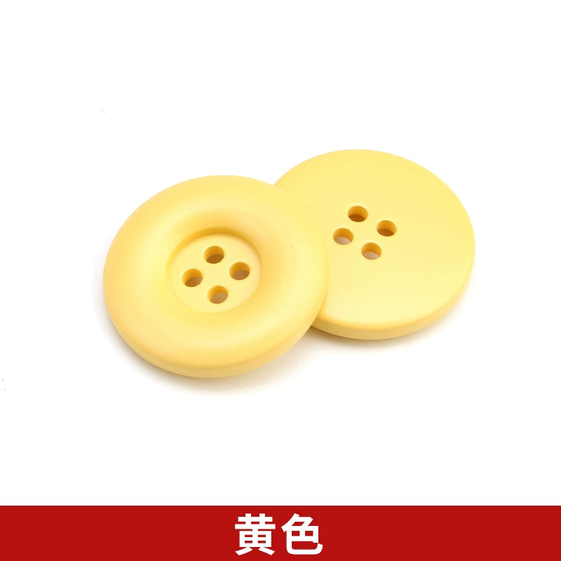 3312★  High-end exquisite resin buttons fashion woolen coat coat trench coat four-eye buttons clothes west decorative buttons