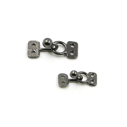 3515★ Botón de estilo metálico, botón de abrigo de visón, botón de cuello con gancho, botón oculto invisible, botón de cuello con gancho, botón de piel, botón