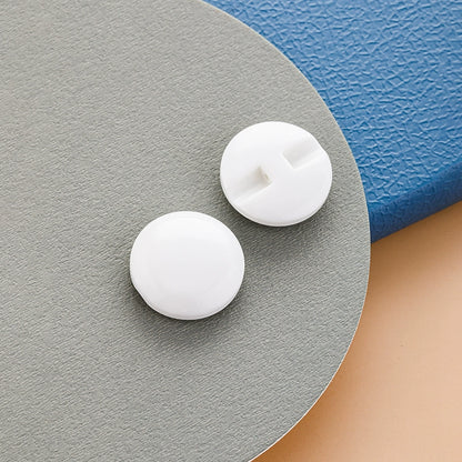 3356★  Coat button trench coat jacket suit trousers buttons casual clothes men's and women's versatile round black white buttons