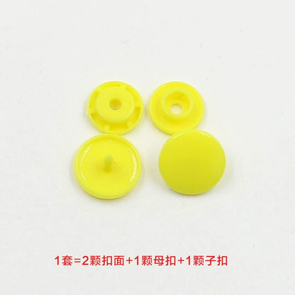 3413★  Plastic four-in-one buckle special button for colored baby clothes, seam-free hidden button, baby buckle nail button, mother and child buckle