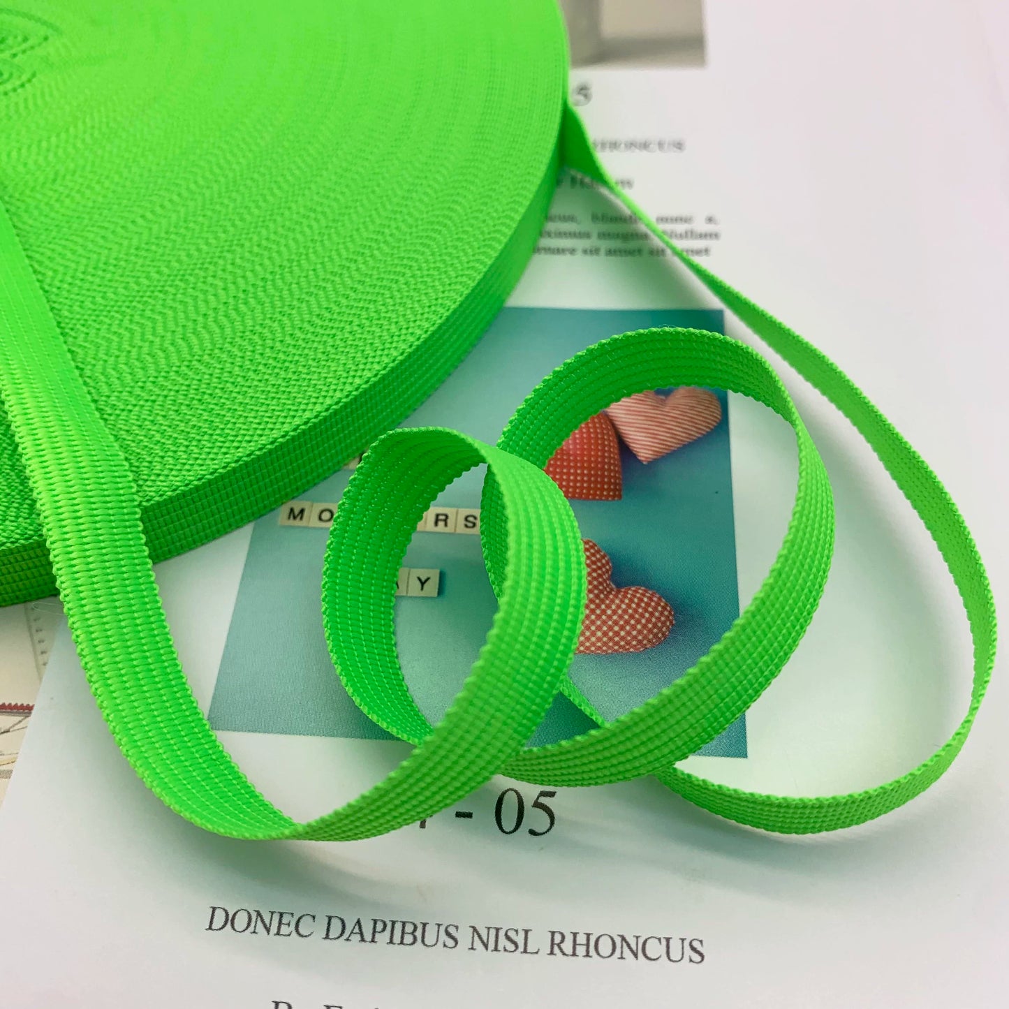 3883  Spot 30 colors 1cm non-elastic horse strap color back collar pressure strip webbing neckline strap side strip clothing accessories