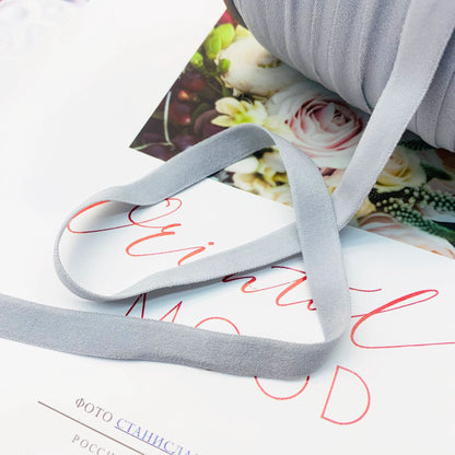 3882 52 colores punto 1cm cinta elástica color espalda cuello tira de presión escote correa borde lateral tira de presión accesorios de ropa