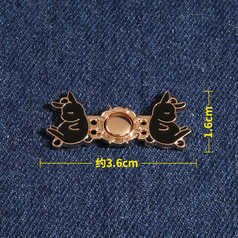 3506★ artefacto de ajuste de cintura pantalones falda circunferencia de cintura gran cambio pequeño botón jeans pantalones cintura botón ajustable mujeres