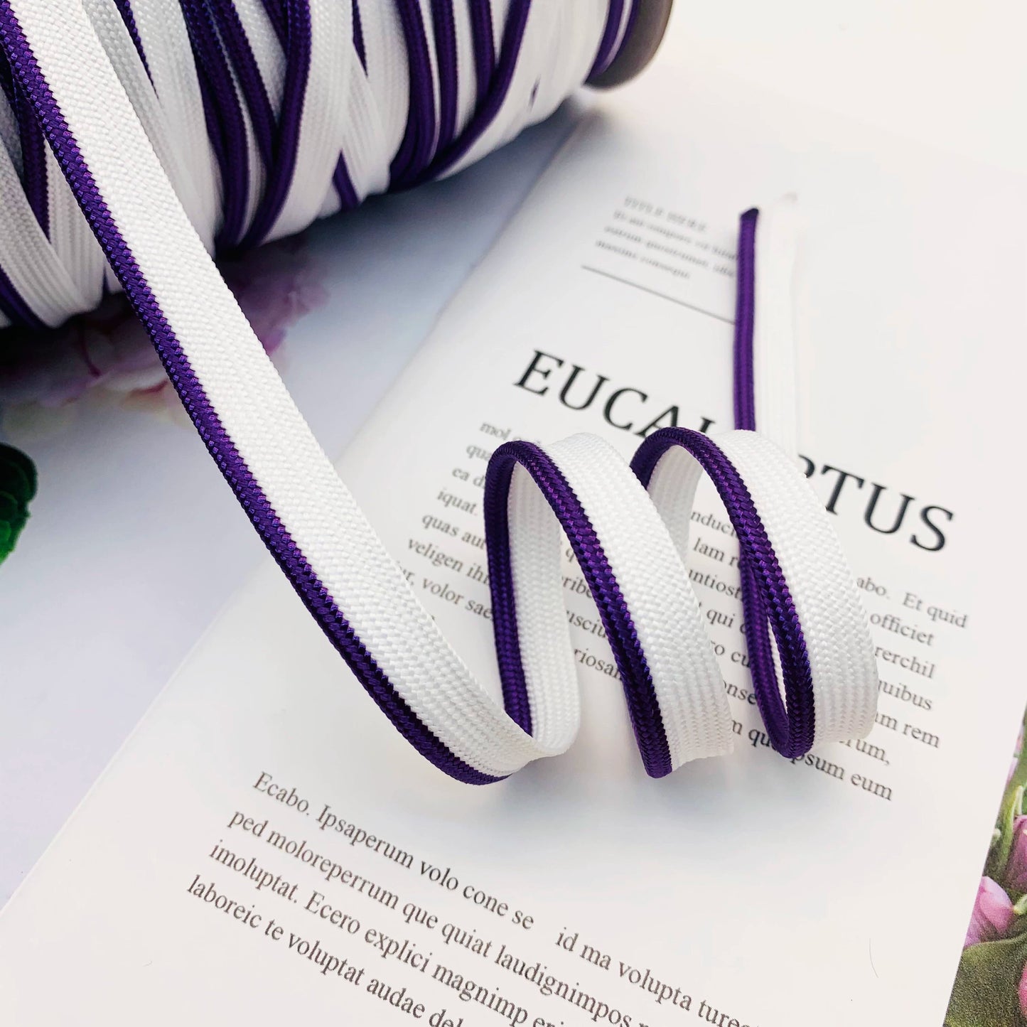 Cinta adhesiva de seda brillante de 1 cm, 41 colores, con borde incrustado, para decoración de hogar, textiles, accesorios de ropa, 3847