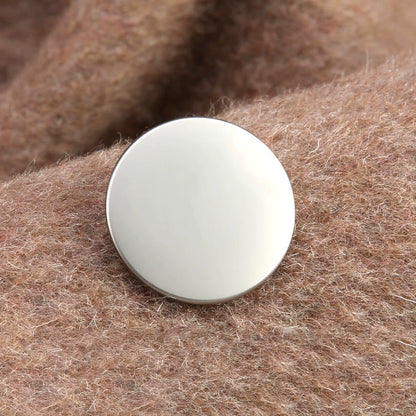 3357★  Metal button-up sweater cashmere jacket top women's coat trench coat button men's shirt button-up suit cufflinks