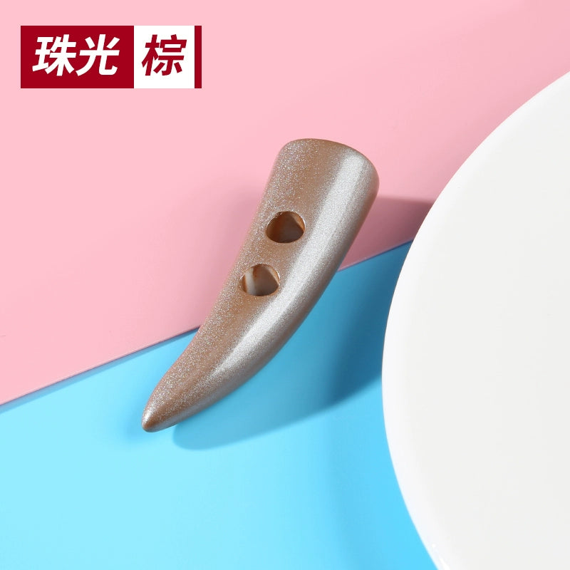 3275★  Pearlescent resin horns, horns, tips, buttons, coat, cashmere wool jacket, buttons, sweater, high-end clothes buttons