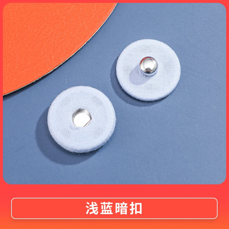 3470★ Botón de tela de color nuevo, botón a presión de metal, botón oculto, botón anti-luz para niños y madres, botón de ropa grande para mujeres, botón de botón.
