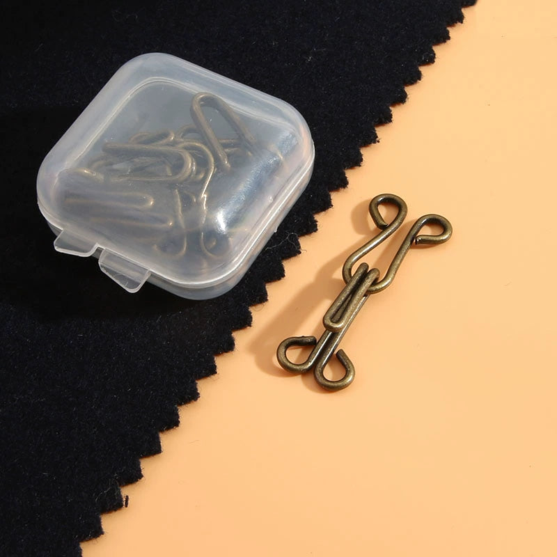 3512★ Botón de disciplina de ropa interior invisible de metal, botón oculto, hebilla de gancho, hebilla anti-luz de alta gama, hebilla de gancho, par pequeño de botones