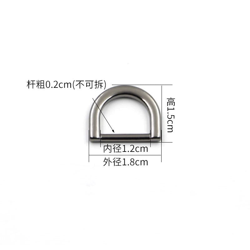 3518★ Botones para bolsos de mujer, accesorios para bolsos, tornillos, herrajes, hebillas metálicas DIY, tornillos, botones D, botones de ajuste, botones de herradura