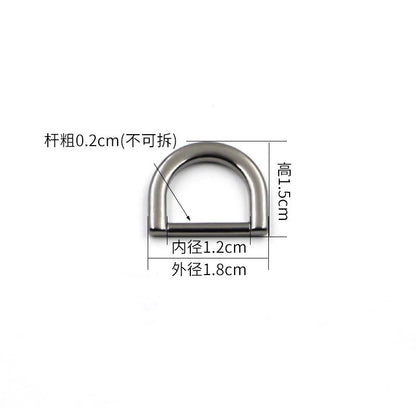 3518★ Botones para bolsos de mujer, accesorios para bolsos, tornillos, herrajes, hebillas metálicas DIY, tornillos, botones D, botones de ajuste, botones de herradura