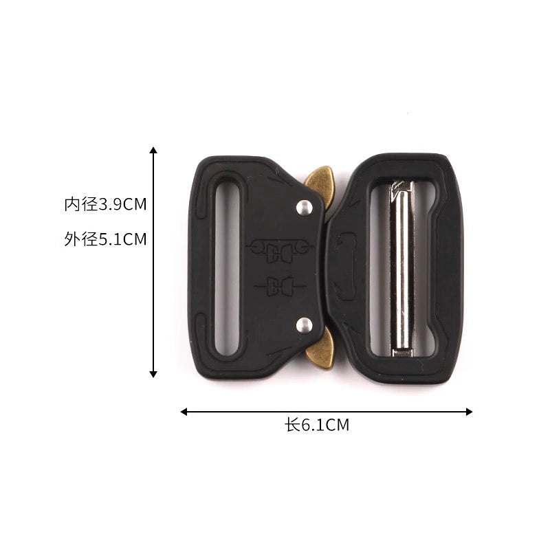 3520★ Hebilla de metal hebilla mochila multifuncional hebilla de tensión de liberación rápida cinturón táctico de seguridad botón accesorios