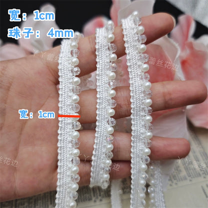 3731 Perlas de imitación hechas a mano, accesorios decorativos de encaje para bisutería, puños de cheongsam, dobladillos, accesorios de material para ropa