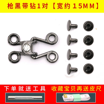 3508★ Los botones de jeans son extraíbles y la cintura es ajustable, cambia el tamaño de la cintura, hebilla sin clavos, botón oculto sin costuras, botón de cintura.