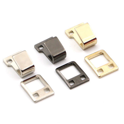 3517★ Hebilla de par de ganchos de collar de metal de alta calidad, hebilla de viento de gancho de collar dorado, hebilla de piel, hebilla de ropa interior, hebilla invisible de abrigo