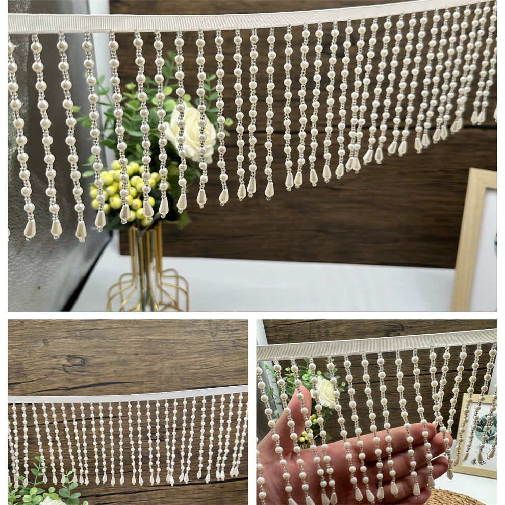 3730 11CM de largo, cuentas para uñas de industria pesada, accesorios de encaje, ropa, decoración de encaje, cuentas para uñas, encaje hecho a mano, cuentas colgantes de encaje