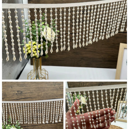 3730 11CM de largo, cuentas para uñas de industria pesada, accesorios de encaje, ropa, decoración de encaje, cuentas para uñas, encaje hecho a mano, cuentas colgantes de encaje