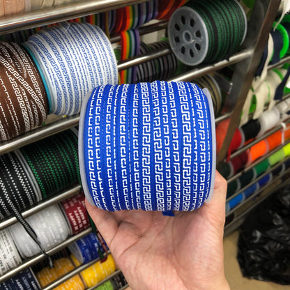 3870 Spot 1cm papel de color impresión accesorios de cincha tira de presión del borde del cuello trasero ropa de estilo étnico tira lateral tira de ribete