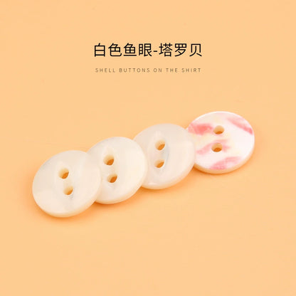 3310★  White shell buttons versatile exquisite high-end shirt POLO shirt buttons small buttons for men's and women's shirts and clothes