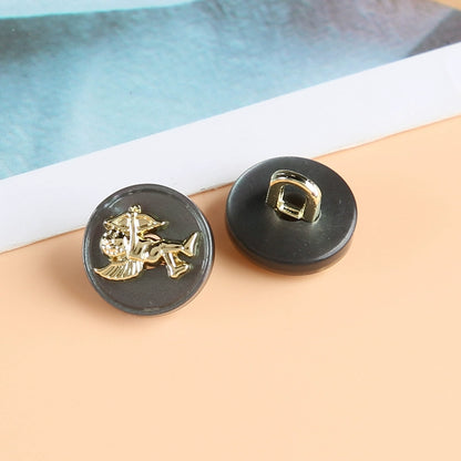 3363★  Metal shirt shirt decorative buttons clothes cardigan jacket buttons high-end round personalized cuff buttons accessories