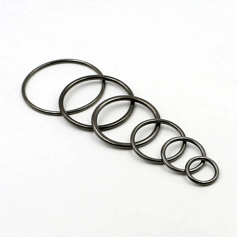 3521★ Botones de aro metálicos, zapatos, sombreros, bolsos, ropa, accesorios decorativos de ferretería, accesorios, círculos, correas, botones de aro