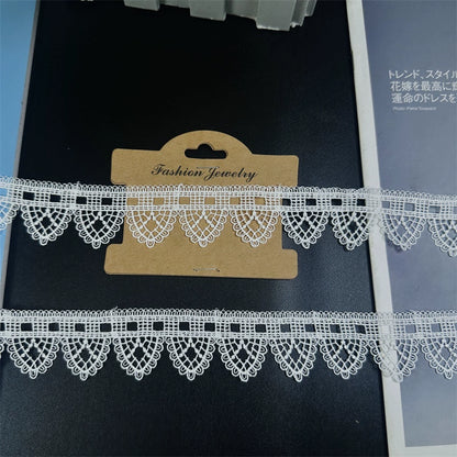 3668 Delicado bordado de poliéster, encaje soluble en agua, accesorios de encaje, bricolaje, ropa, collar, clavícula, cadena, tocado, correa de hombro, material