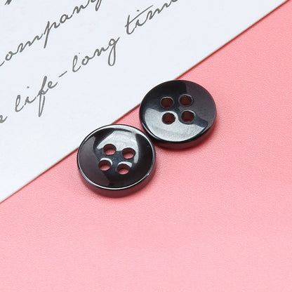 3382★  Round four-eye ceramic button men's and women's shirts knitted sweaters high-end small buttons children's clothes button versatile accessories