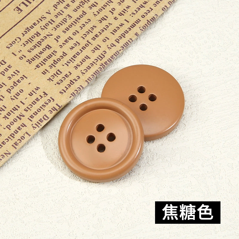 3295★  Round resin high-end clothes buttons exquisite woolen jacket sweater buttons top cashmere fashion button accessories