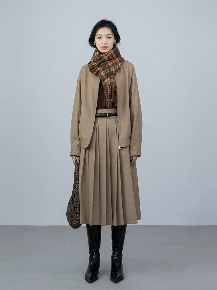 [Especial por tiempo limitado] Traje de sal y dulce "británico retro ligero", falda de traje + chaqueta americana de otoño 