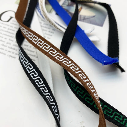 3870 Spot 1cm papel de color impresión accesorios de cincha tira de presión del borde del cuello trasero ropa de estilo étnico tira lateral tira de ribete