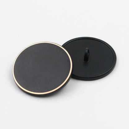 3240★ Metal buttons Women's trench coat coat buttons Men's black coat buttons Round suit buttons Sweater decorative clothes buttons