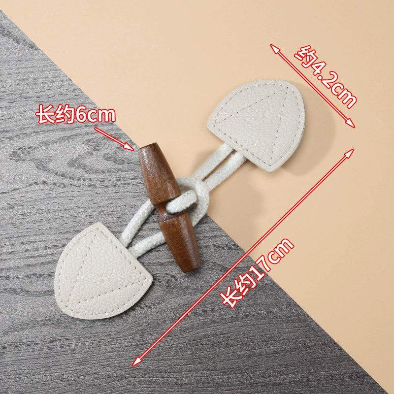 3499★ Botones de cuerno para abrigo, chaqueta de lana de cachemira, botones para gabardina para suéteres de hombres y niños, botones de madera de alta gama