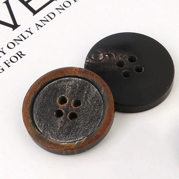 3426★ Botones decorativos de abrigo redondo para ropa de hombre y mujer, moda versátil, gabardina, suéter, chaqueta, accesorios con botones