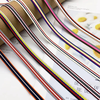 3885 Spot 1cm Accesorios de cintas de rayas, tiras para dobladillos, tiras para ribetes de pantalones, tiras laterales para ropa, textiles para el hogar, zapatos y sombreros Cintas DIY